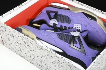 Jordan Travis Scott 4 Purple Retro x 1111